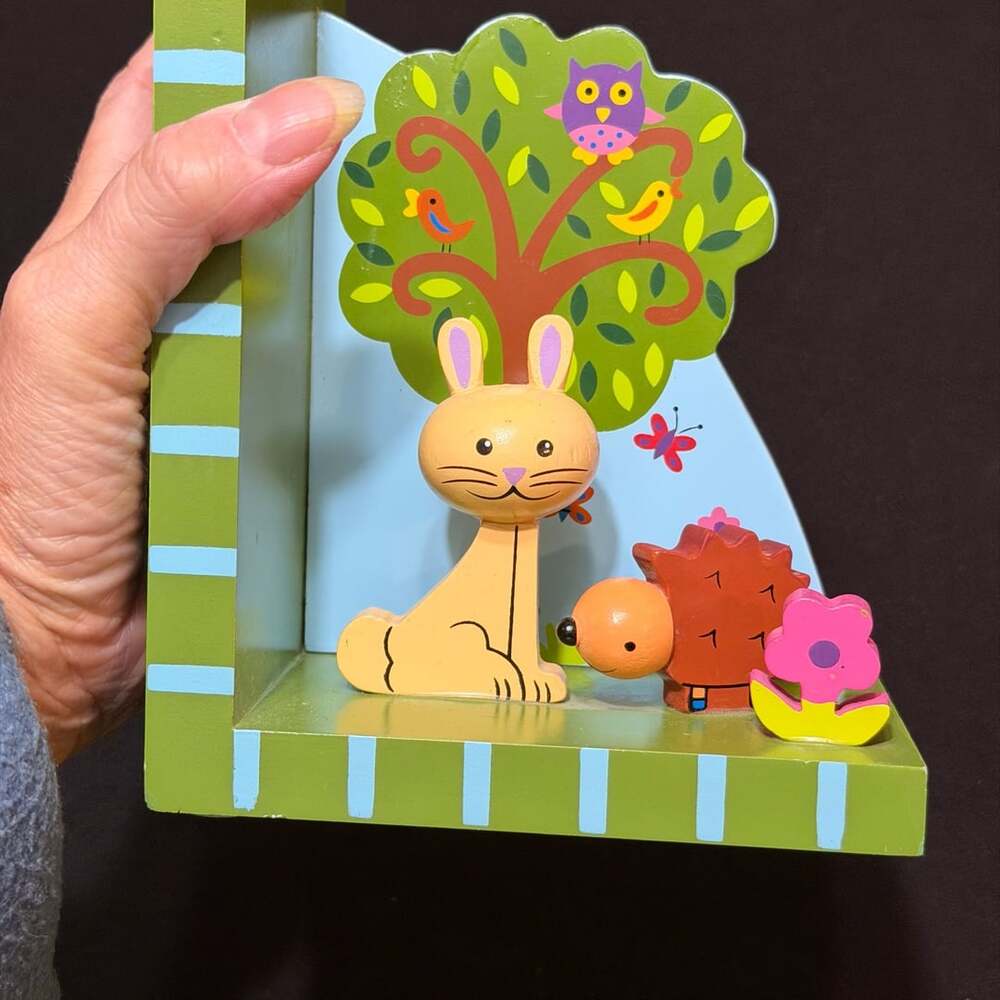 Fantasy Fields Enchanted Woodland Wooden Single Bookend
